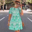 Floral Print A-Line Dress for Women