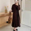 Chic Long Sleeve Maxi Knit Dress for Women