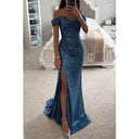 Sequined Women's Evening Dress for Glamorous Occasions