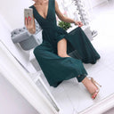 Chic Maxi Dress with Elegant Wrap Design