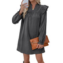 Chic Women's Ruffle Sleeve Dress