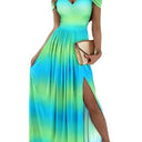 Chic Women's Maxi Dress with Stylish Slit