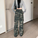 Stylish Women's Camouflage Cargo Pants with Ample Pockets
