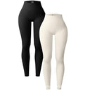 Textured High-Waisted Women's Fitness Leggings