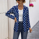 Chic Women's Polka Dot Blazer
