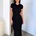 Chic Short Sleeve Maxi Dress for Women