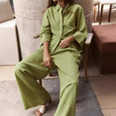 Stylish Women's Linen Blouse with Chic Design