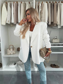 Chic Women's Oversized Blazer Jacket