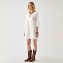 Women's Ruffle Lace Blouse - Chic Style