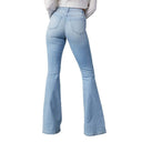 High-Waisted Flared Ripped Jeans for Women