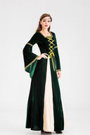 Enchanting Women's Fairy Tale Dress with Lacing