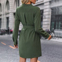 Stylish Women's Shirt Dress with Adjustable Belt