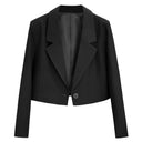 Chic Women's Blazer Jacket with Stylish Lapel