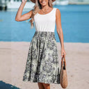 Chic Summer Skirt in Classic Paisley Design