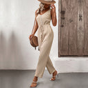 Women's Deep V-Neck Adjustable Waist Garment