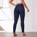 High-Waisted Stretch Denim Skinny Jeans for Women