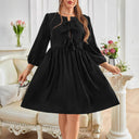 Chic Women's Dress with Ruffle Accents