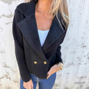 Chic Women's Double Button Blazer