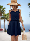 Cheerful Ruffle Women's Dress with Relaxed Fit
