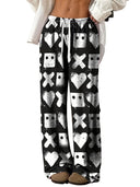 Chic Women's Graphic Print Trousers