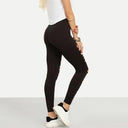 Chic Women's Leggings with Stylish Cut-Outs