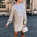 Sparkling Women's Cocktail Dress for Parties