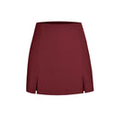 Chic Ladies Mini Skirt with Side Slits