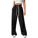 Stylish Women's Wide-Leg Leisure Pants with Elastic Waist