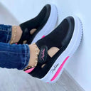 Women’s Slip-On Sneakers with Mesh Design and Soft Sole