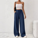 Chic High-Waisted Women’s Trousers