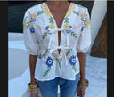 Floral Print Women's Blouse for Effortless Style