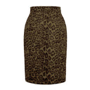 Leopard Print Women's Pencil Skirt