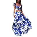 Chic Floral Maxi Dress with Flowing Hem