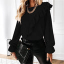 Women's Ruffled Blouse for Stylish Elegance
