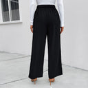 Chic High-Waist Palazzo Pants with Tie Belt