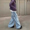 Chic Vintage-Inspired Baggy Jeans for Women