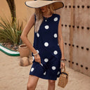 Polka Dot Dress with Flowy Design for Women