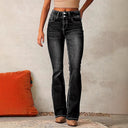 Chic Women's High-Waisted Bootcut Jeans