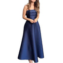 Off-Shoulder Evening Dress with Flared Skirt for Women