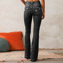 Trendy Destroyed Flared Jeans for Women