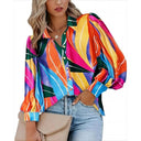 Trendy Women's Blouse with Structured Sleeves
