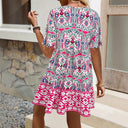 Airy Summer Dress for Curvy Figures with Fun Print