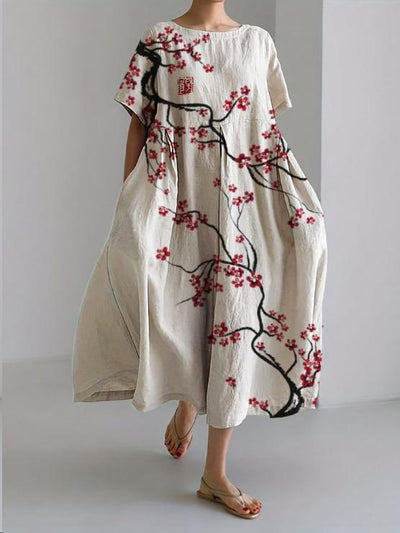 Vibrant Floral Midi Dress for All Occasions