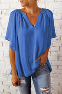 Chic Women’s Sheer Chiffon Blouse