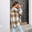 Stylish Women's Checked Blouse