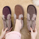 Chic Women's Slippers with Plush Interior and Stylish Strap