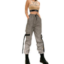 Stylish Women's Cargo Pants with Adjustable Waist