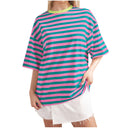 Women's Striped Oversized T-Shirt – Stylish Everyday Wear