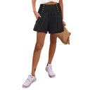 Chic High-Waisted Button Detail Shorts for Women