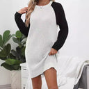 Chic Women's Knit Dress with Unique Sleeve Design